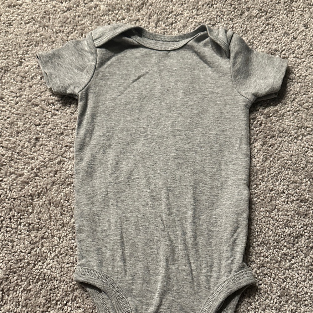 Carter's Heather Gray Bodysuit